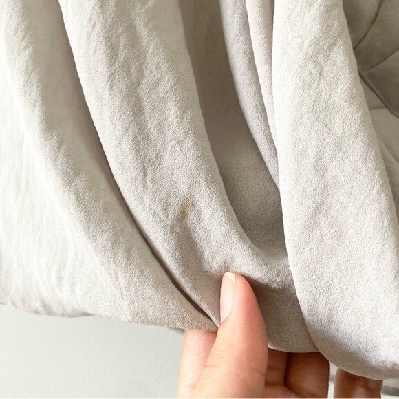 Helmut Lang Light Grey Cap Shroud Twist Top S‎ - Picture 5 of 7